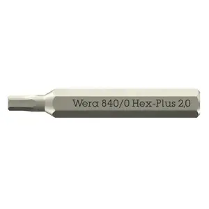 Screwdriver bit Wera 05058111001 — Hex (metric) 2 mm, length 30 mm, 1 pc