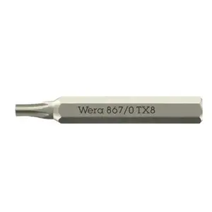 Screwdriver bit Wera TX8 Torx Plus 05058132001, 1 pc, 5 g
