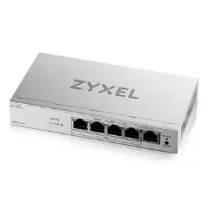 Pārvaldāms L2 gigabitu PoE galda slēdzis Zyxel GS1200-5HPV3 — 5x Gigabit (10/100/1000), PoE, DC-in, pārslēgšanas caurlaidspēja 10 Gbit/s