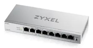 Pārvaldāms L2 Gigabit PoE slēdzis Zyxel GS1200-8HPV3 — 8x Gigabit (10/100/1000), PoE, darbvirsmas, pelēks