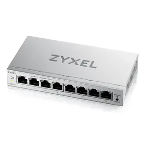 Managed L2 Gigabit Ethernet Switch Zyxel GS1200-8V3 — 8x RJ-45 10/100/1000, 16 Gbit/s, MAC 4000, desktop, grey