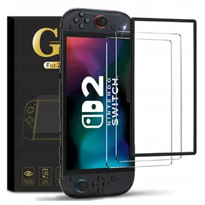 Screen protection film set for Nintendo Switch 2, Hurtel — multi-piece protective screen film kit