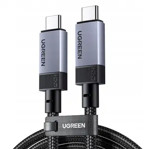 USB-C to USB-C cable UGREEN USB4 Gen 3 240W 40Gbps 1m (star gray)