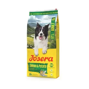 Sausais barības suņiem JOSERA Adult Salmon & Potato 12,5 kg — uzturēšanas barība, lasis un kartupelis