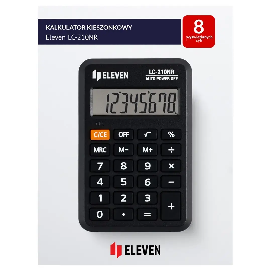 Калькулятор Eleven LC-210NR Photo 2