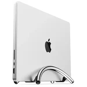 Laptop vertical stand TwelveSouth BookArc Flex White – freestanding vertical mount, white finish