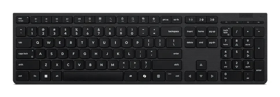 Lenovo 4Y41R64540 Pilna izmēra bezvadu tastatūra