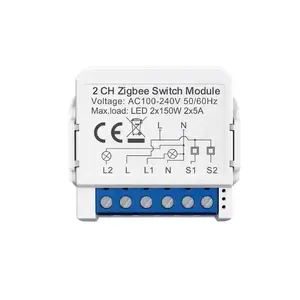 Smart switch module Smart ZWSM16-W2 ZigBee Tuya — in-wall relay module for remote control