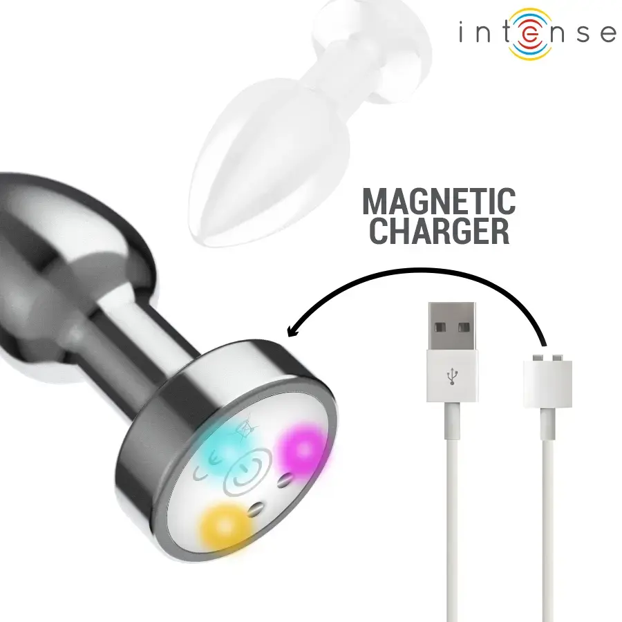 Anal plug INTENSE vibrating metal size S Photo 5