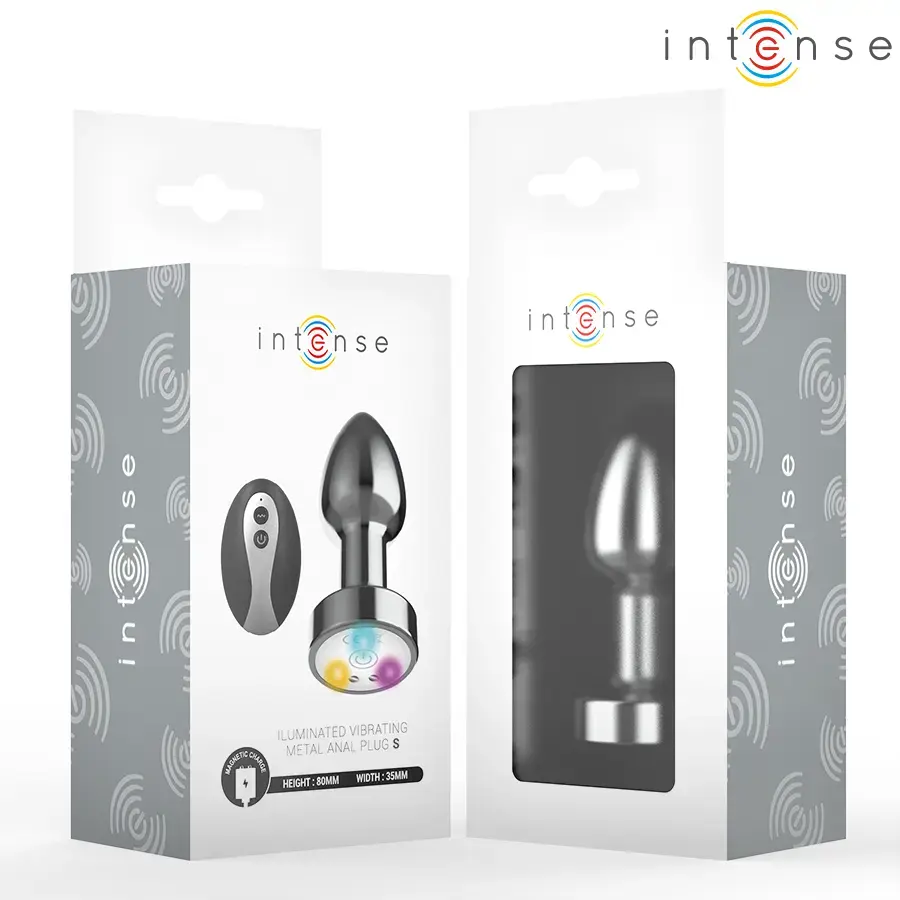 Anal plug INTENSE vibrating metal size S Photo 7