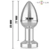 Anal plug INTENSE vibrating metal size M Photo 4