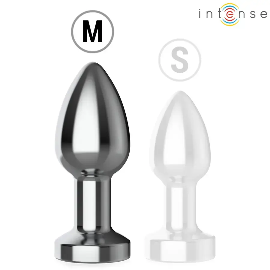 Anal plug INTENSE vibrating metal size M Photo 6