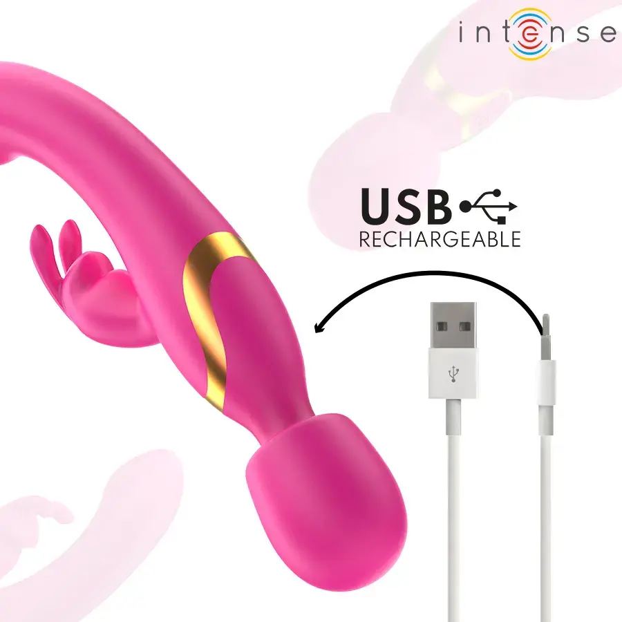 INTENSE Winona dubultais vibrators — trusītis un nūjiņa Photo 8