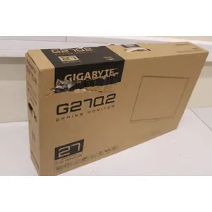 Monitors GIGABYTE G27Q2 EK 27" SS IPS QHD 2560×1440 200Hz 0.5ms 350 cd/m² 2×HDMI Melns — bojāta iepakojuma, skrāpējumi uz ekrāna