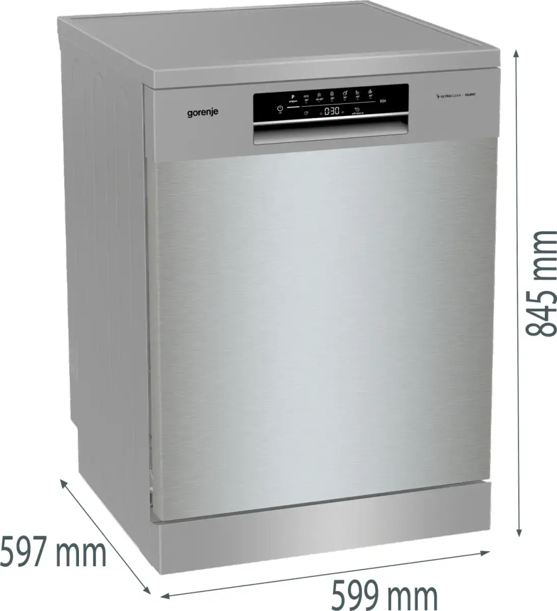 Gorenje GS642D90X brīvstāvošā trauku mašīna 14 vietas Photo 9