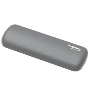 Wrist rest Fellowes Breyta palm rest with antibacterial silicone, ergonomic support, 60×180×17.5 mm, grey