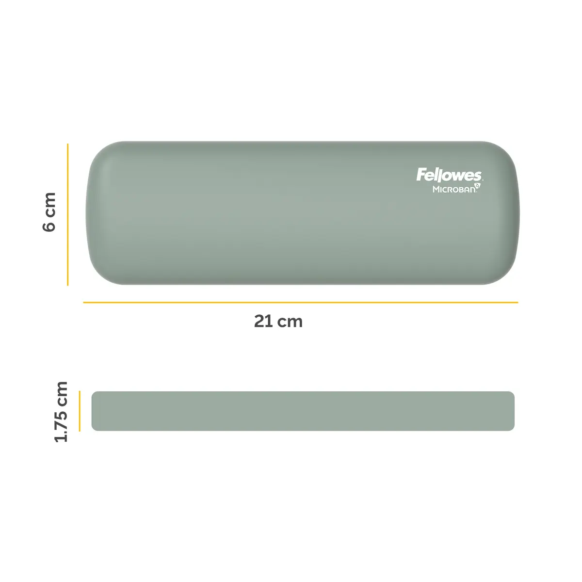 Fellowes Breyta Ergonomic Wrist Rest Sage Photo 4