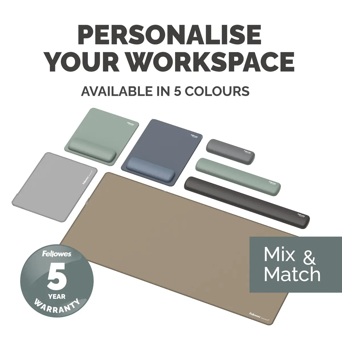 Fellowes Breyta Wrist Rest - Sage Photo 12