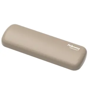 Fellowes Breyta Wrist Rest Palm Rest with Antibacterial Protection Ergonomic Silicone Sand