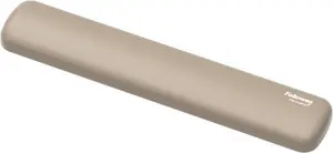 Fellowes Breyta Compact Keyboard Wrist Rest Silicone Sand with Antibacterial Protection