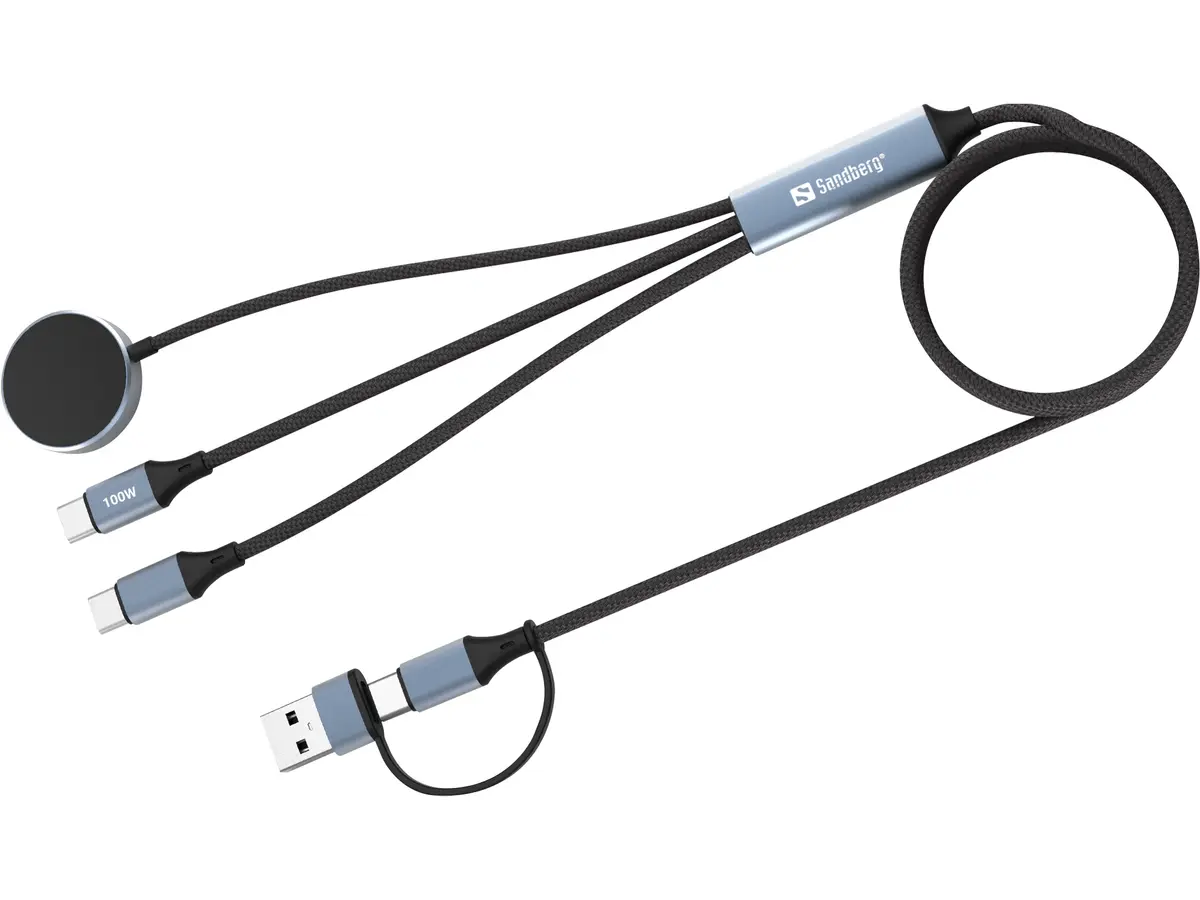 Uzlādes kabelis Sandberg 3in1 Travel Charge