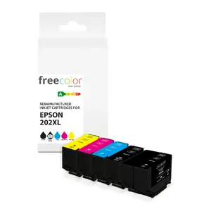 Картриджи-тонер FREECOLOR K10609F7 совместимые для Epson — 4 шт., Черный/Голубой/Пурпурный/Желтый (черный 550 стр.)