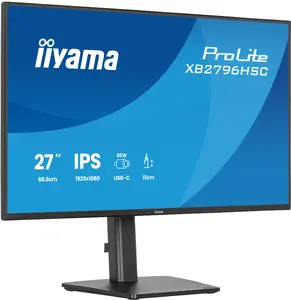 Datora monitors iyama ProLite XB2796HSC-B1 27 collas Full HD LED 1920 x 1080 pikseļi IPS 144Hz 3ms iebūvēti skaļruņi USB-C hubs melns