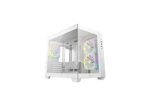 PC case DeepCool CG330 3F White — Mid-tower ATX chassis, white