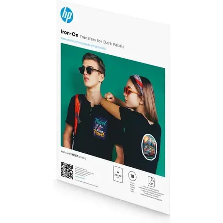 HP термопереносы для тёмной ткани A4 10 листов Photo 2
