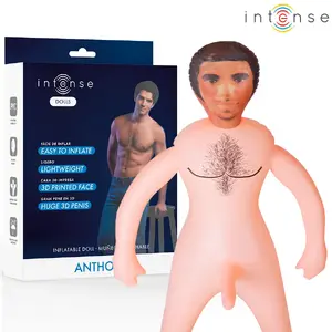 Надувная кукла INTENSE DOLLS Anthony с 3D пенисом, бренд INTENSE DOLLS