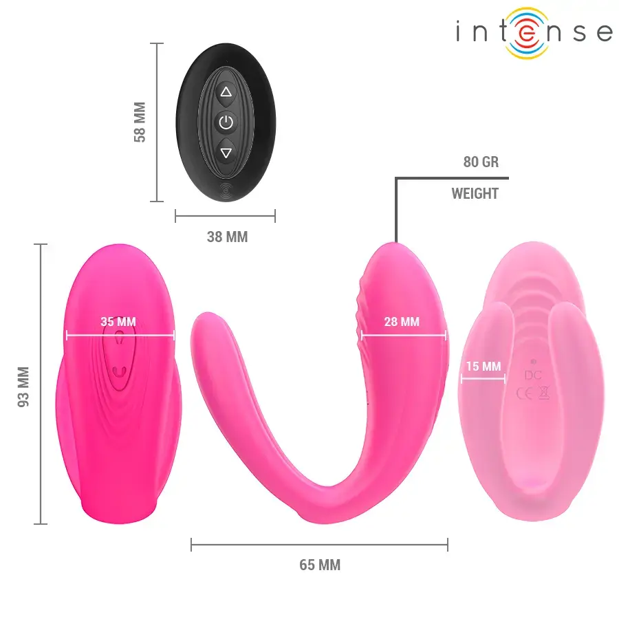 Vibrator clamp INTENSE Julia Double Photo 9