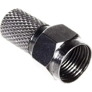 Coaxial F connector MACLEAN MCTV-903 for RG6 cable with 6.8 mm inner diameter and sealing gasket