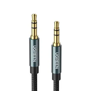Audio cable UGREEN 3.5 mm male-to-male 1 m, gold-plated contacts, blue