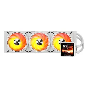 All-in-one liquid cooler Darkflash EXPLORE DE360, 120 mm fans, 315 W TDP, White