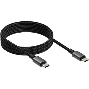 USB-C to USB-C cable VISION TC 1MUSBCMAG/BL — 1 m, USB 3.2 Gen 2 (3.1 Gen 2), black, nickel-plated contacts