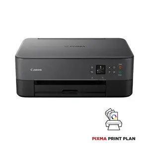 Foto printeris Canon TS5350i — tintes krāsu A4, Wi‑Fi, melns (kastē)