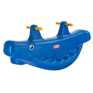 Rocking Whale toy, little tikes — Blue, model 487910070 (boxed)