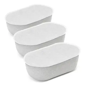 Water filter cartridge pack for Karcher 2.644-344.0 — 3 pieces, white