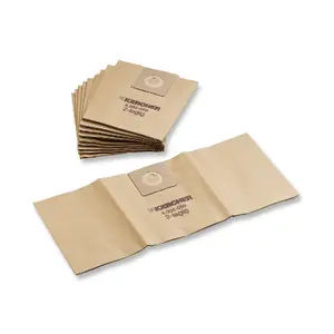 Paper filtering bag for vacuum cleaner Karcher 300x T, model 6.904-337.0, disposable 300 pieces