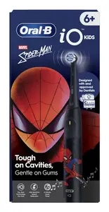 Electric rotating toothbrush Oral-B iO Kids Marvel Spiderman for children — built-in battery, Daily/Sensitive/Super sensitive modes, 1 handle, 1 brush head