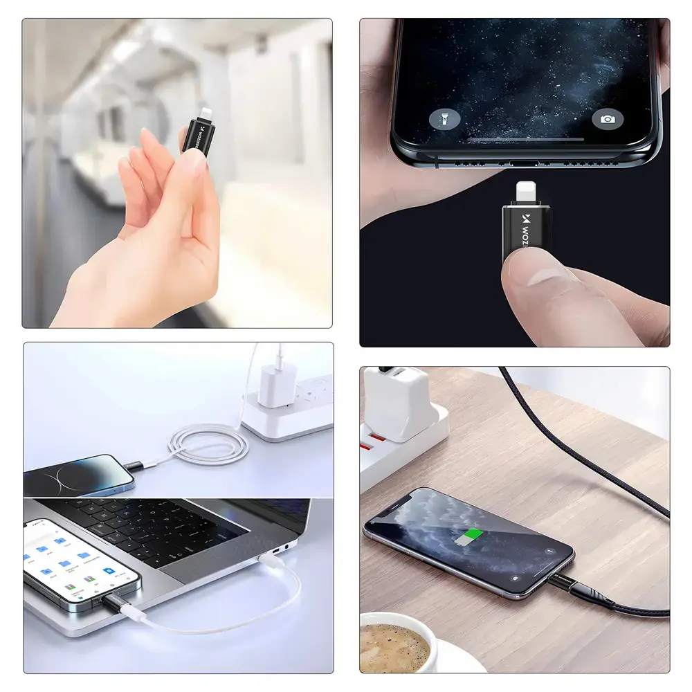 Lightning uz USB-C adapters Wozinsky WALC-01 Photo 2