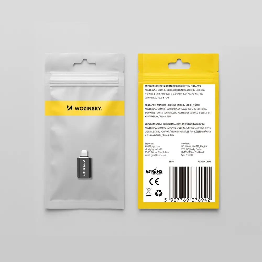 Lightning uz USB-C adapters Wozinsky WALC-01 Photo 11