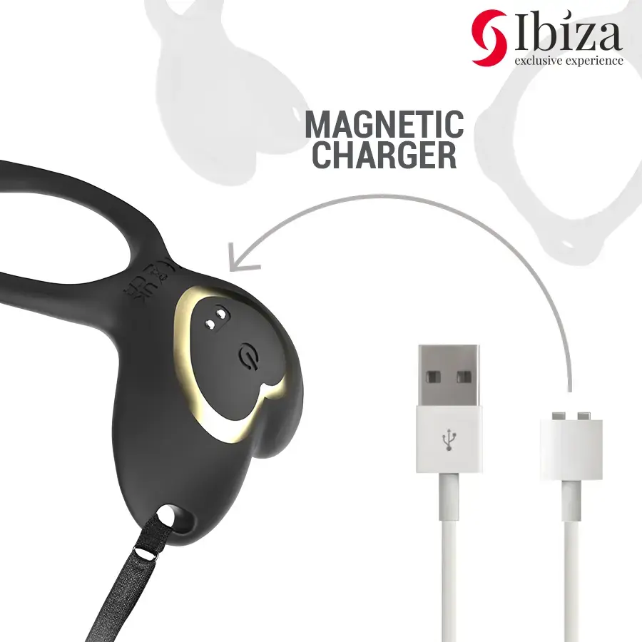 Pāru vibrators IBIZA TECHNOLOGY HEART PANTY D-244814 Photo 5