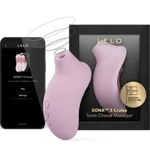 Clitoral sonic massager Lelo Sona 3 Cruise — soft pink, sonic wave stimulation, waterproof