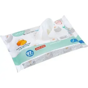 akuku wet toilet paper wipes 50 pcs — Akuku A0030, pre-moistened toilet wipes, compact pack