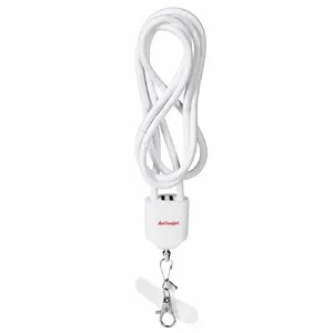 Кабель‑шнур ActiveJet 3‑в‑1 USB‑A → USB‑C/Lightning, 1,25 м, 60 Вт, белый
