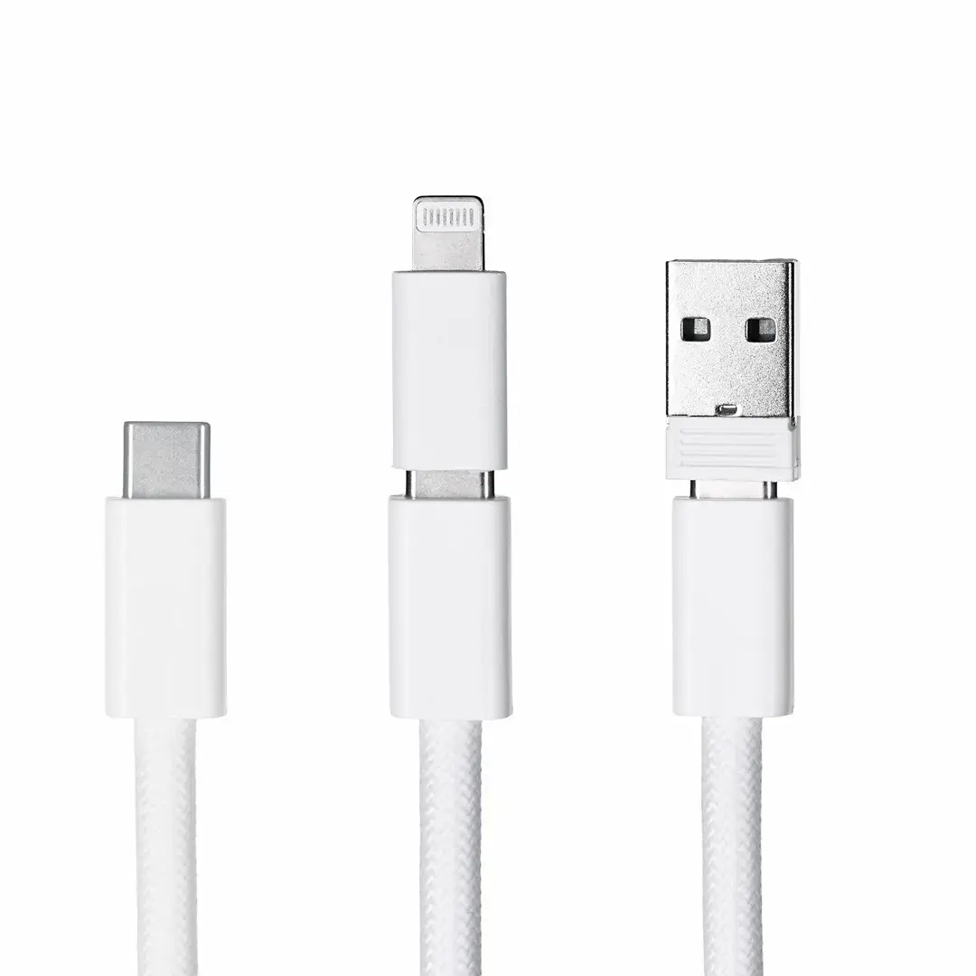 ActiveJet кабель‑шнур 3‑в‑1 USB‑A → USB‑C/Lightning Photo 6