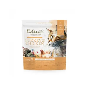 Сухой корм для кошек Eden Turkey & Chicken 1.5 кг — полноценный рацион для взрослых, 41% белка, 15.5% жира