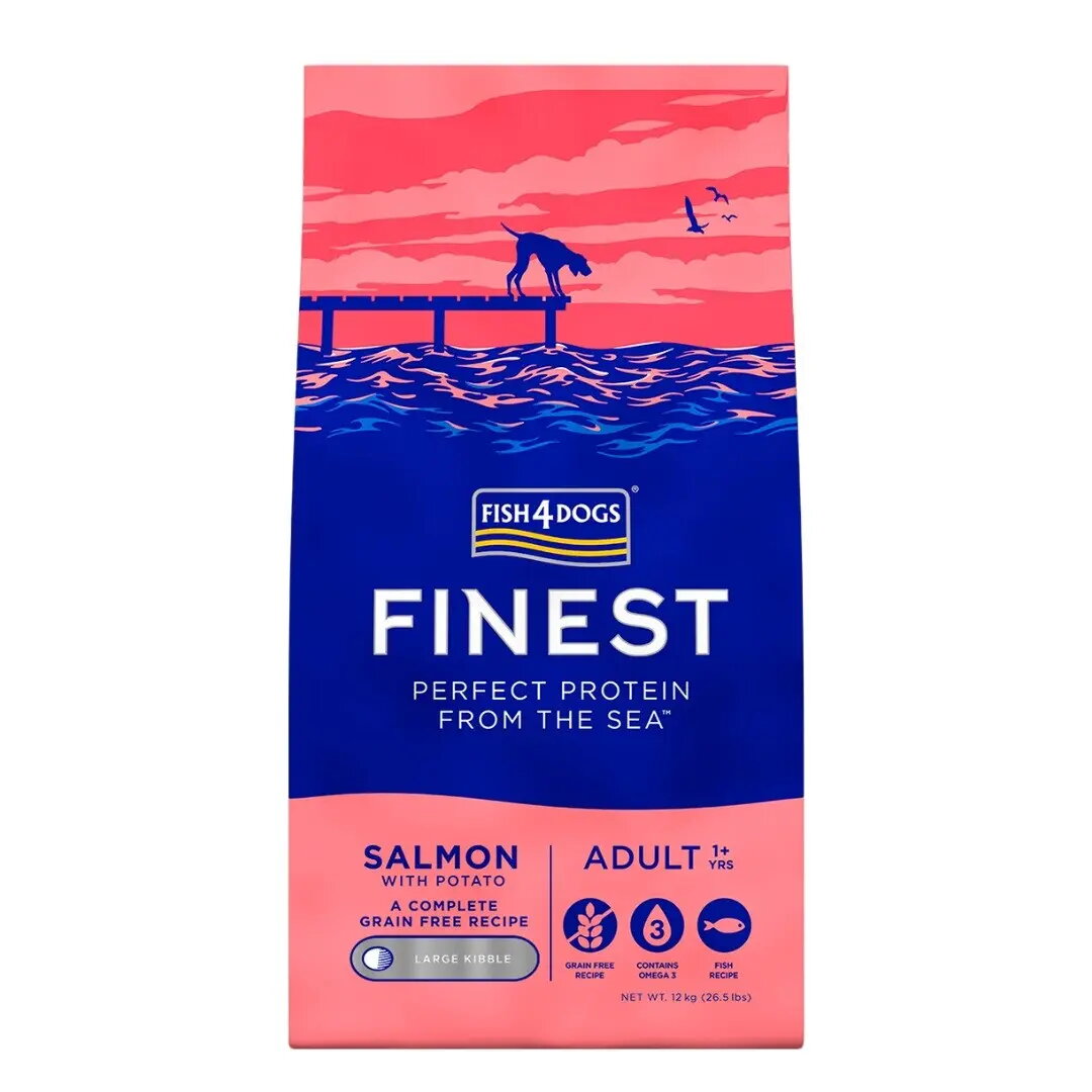 Sausais barības produkts suņiem FISH4DOGS Finest