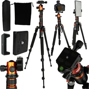 Trijkojis Bitmat PS1 PRO 170 cm — kamerai, telefonam ar maciņu